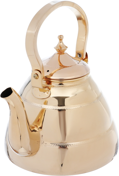 Marhaba Diriyah Alsaif Plus Steel Al Saif Plus Dallah and Jug, 2 pieces, 1.4/2 litres, large - gold product image 3