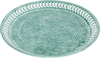 Al Saif Gallery Steel Tray, 42.5 x 42.5 x 3.5 cm, Round - Light Green product image 1