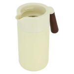 Timeless Tara Steel Thermos, 1.2 Liter, Wooden Handle, Squeeze - Yellow product image 3