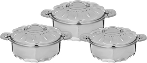 Maglite Steel Food Containers Set, 3 Pieces - Silver product image