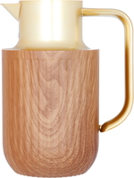 Laura Plastic Everest Thermos, 1 liter, gold-brown handle product image 1