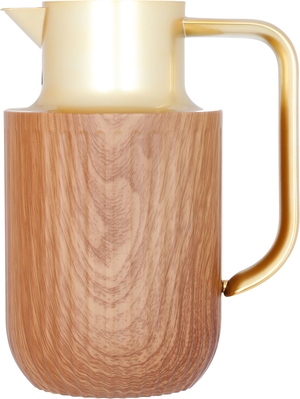 Laura Plastic Everest Thermos, 1 liter, gold-brown handle product image