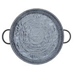 Al Saif Gallery Steel Serving Tray, 41x41x5 cm - Dark Grey product image 1