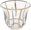 Al Saif Gallery Glass Coffee Cup Set, 6 Pieces, 90 Ml, Golden Pattern - Transparent product image 2