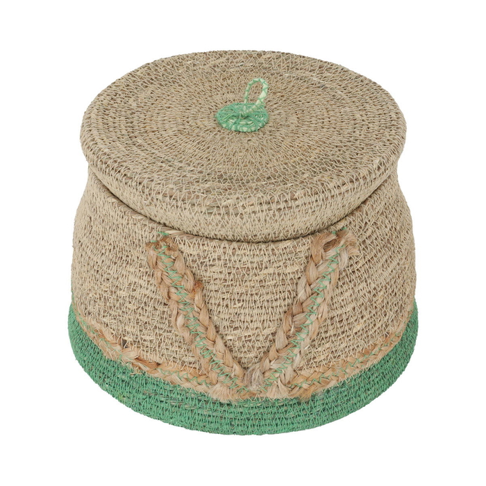 سلة تخزين خوص السيف غاليري، 15 سم - بيج product image 1