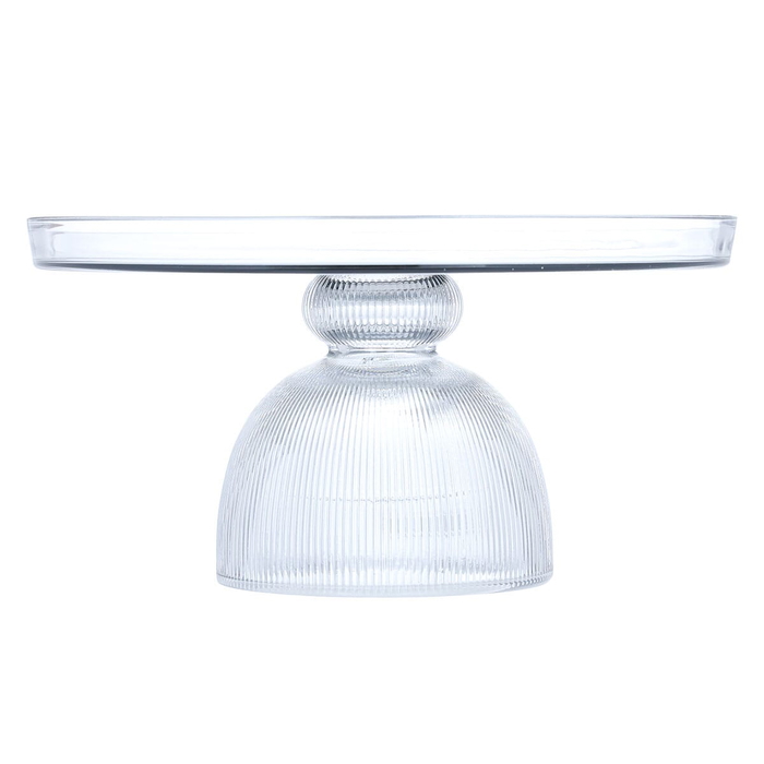 Al Saif Gallery Glass Cake Serving Stand, 31.8 x 31.8 x 17 cm, Round - Clear product image 1