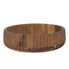 Al Saif Gallery Wooden Bowl, 22 cm, Round - Dark Brown product image 1