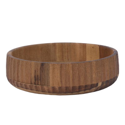 Al Saif Gallery Wooden Bowl, 22 cm, Round - Dark Brown product image 1