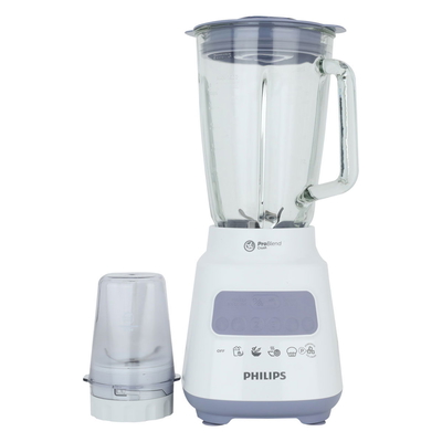 Philips Hr2222/01 Electric Blender, 1.5 Liter, 700 Watt, 5 Speeds - White product image 1