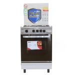 Dora DEGCFY5555A Gas Oven, 4 Burners, Full Safety, 55*55 cm, Steel, Silver product image 1