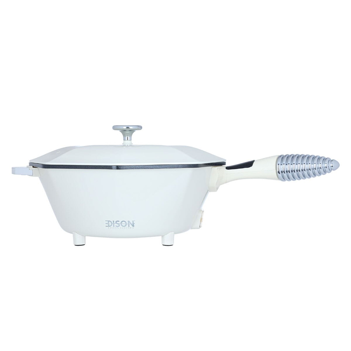 Edison Electric Cooking Pot, 1800 Watt, Digital, 4 L, 6 Functions - White product image 3