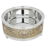سخان طعام دائري بغطاء استيل السيف غاليري، 28×13 سم - فضي product image 2