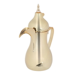 Steel Al Saif Gallery Dallah, 48 oz, Steel - Gold product image 2