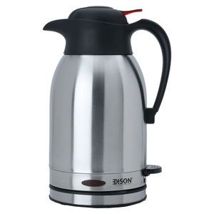 Edison Steel Electric Thermos, 1600 Watts, 1.5 Liters - Black Silver product image