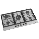 Edison EDGS-90-8 Built-in Gas Hob, 5 Burners, 60×90 cm, Grey product image 1