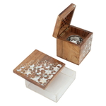 Saif Gallery Wooden Incense Burner Set, 3 Pieces, Tofariya, Square - Wooden product image 2