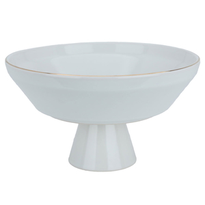 Al Saif Gallery porcelain serving stand, 24 cm, elephant pattern, with base - white product image