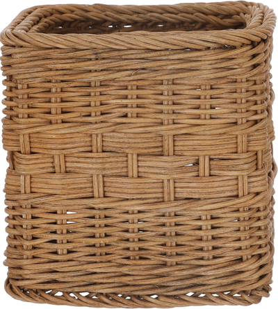 Al Saif Gallery Wicker Basket, 16.5 x 13 x 16.2 cm, Square - Brown product image 1