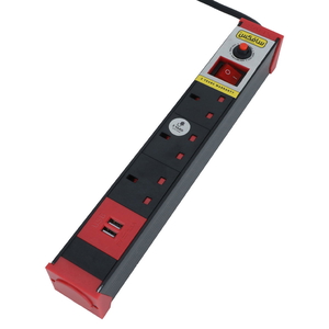 Al Saif Gallery electrical hub, 5 yards, 3 outlets - black product image