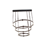 Modern steel Al Saif Gallery chandelier, 40 x 60 x 80 cm, 130 watts - gold product image 3