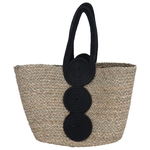 Al Saif Gallery Wicker Bag, 44 X 18 Cm - Beige Black product image 1