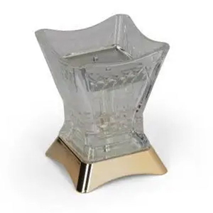 Al Saif Gallery glass incense burner, base - transparent product image