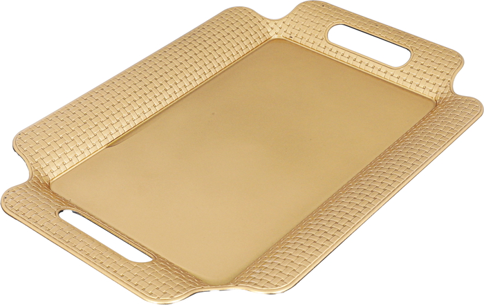 Al Saif Gallery Plastic Serving Tray, 48 X 35 X 4.6 Cm - White product image 2