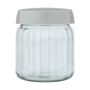 Al Saif Gallery glass container, 1 liter, lid - transparent product image