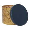 Al Ain Al Andalusia Steel case with lid, 15 x 15 x 12.5 cm, round - gold product image 3