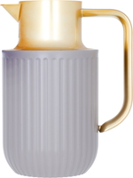 Laura Plastic Everest Alsaif Gallery Thermos, 1 litre, golden-light brown handle product image 1