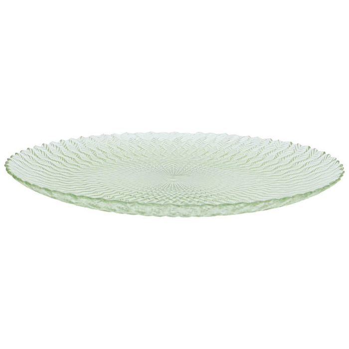 Al Saif Gallery Glass Serving Plate, 28X28X2 Cm - Green product image 2