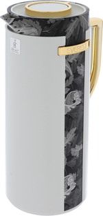 Widad Al Saif Gallery Plastic Thermos, 1 litre, wooded pattern - light grey product image 4