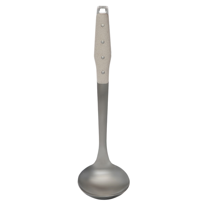 Al Saif Gallery steel spoon, plastic handle - beige product image 1