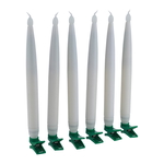 Al Saif Gallery Glowing Candle, 6 Pieces, Long - White product image 1