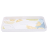 Al Saif Gallery plastic serving tray, 30 x 15 x 2.5 cm, rectangle - white product image 1