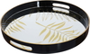 Al Saif Gallery plastic serving tray, 37 x 37 x 4.2 cm, mirror surface - black product image 2