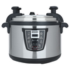 Edison Electric Pressure Cooker, 2000 Watt, 15 Liter, 10 Cooking Functions, Granite Bowl, - Silver Black product image 1