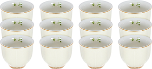 Al Saif Gallery Porcelain Coffee Cup Set, 12 Pieces, 100 Ml - Beige product image