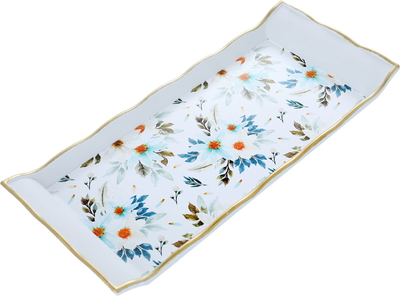 Al Saif Gallery Plastic Serving Tray, 29 cm, Rectangle - White product image 2