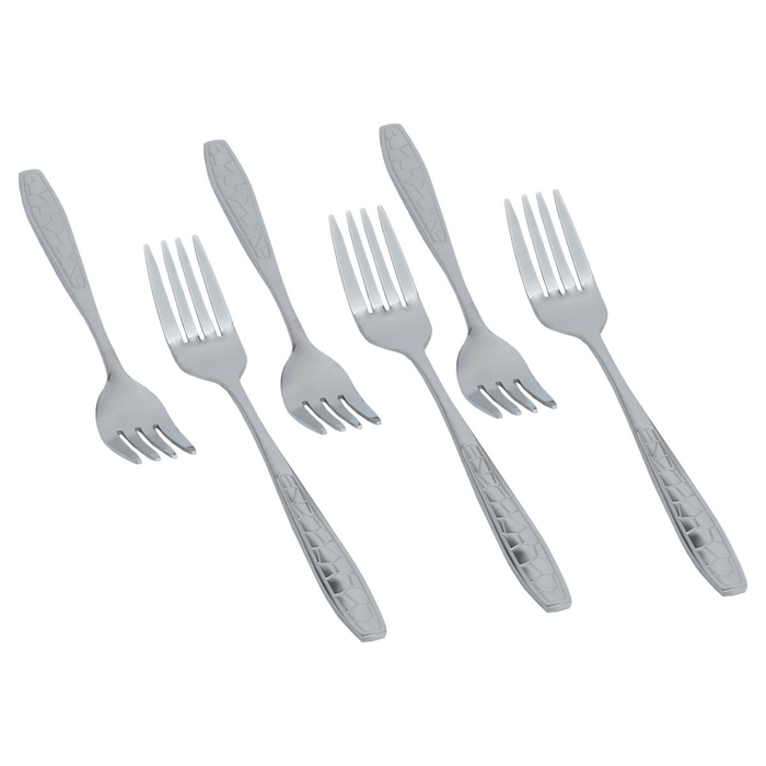 Al Saif Gallery steel spoon set, 24 pieces, engraved - silver product image 3