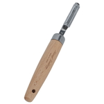 Al Saif Gallery Steel Peeler, Handle - Wooden product image 1