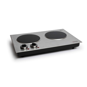 Edison Double Ceramic Burner, Rectangle, 2400W, 505x335x85 mm - Silver product image