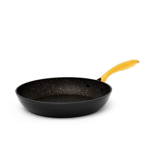 Rocky granite frying pan, 30cm, gold-black handle product image