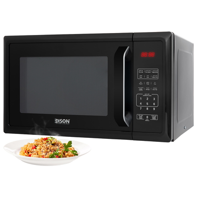 Edison Emw-25Dbgu Microwave Steel, 800 Watts, 25 Liters, Power Level 11, Digital Display - Black product image 1