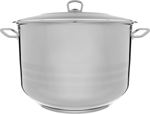 Hascevher Steel Pot, 20 litres, 34 cm - Silver product image