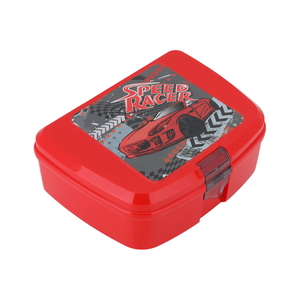 Al Saif Gallery Plastic Lunch Box, 860 ml, Racing Car - Red product image