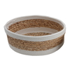 Al Saif Gallery Cotton Baskets Set, 3 Pieces - Beige White product image 4