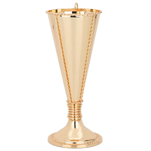 مبخرة استيل السيف غاليري، 9×9×21 سم - ذهبي product image