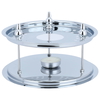 Al Saif Gallery steel heating base, two levels - silver product image 1