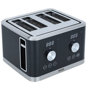 Edison Electric Toaster, 1600 Watt, 4 Slices - Black product image